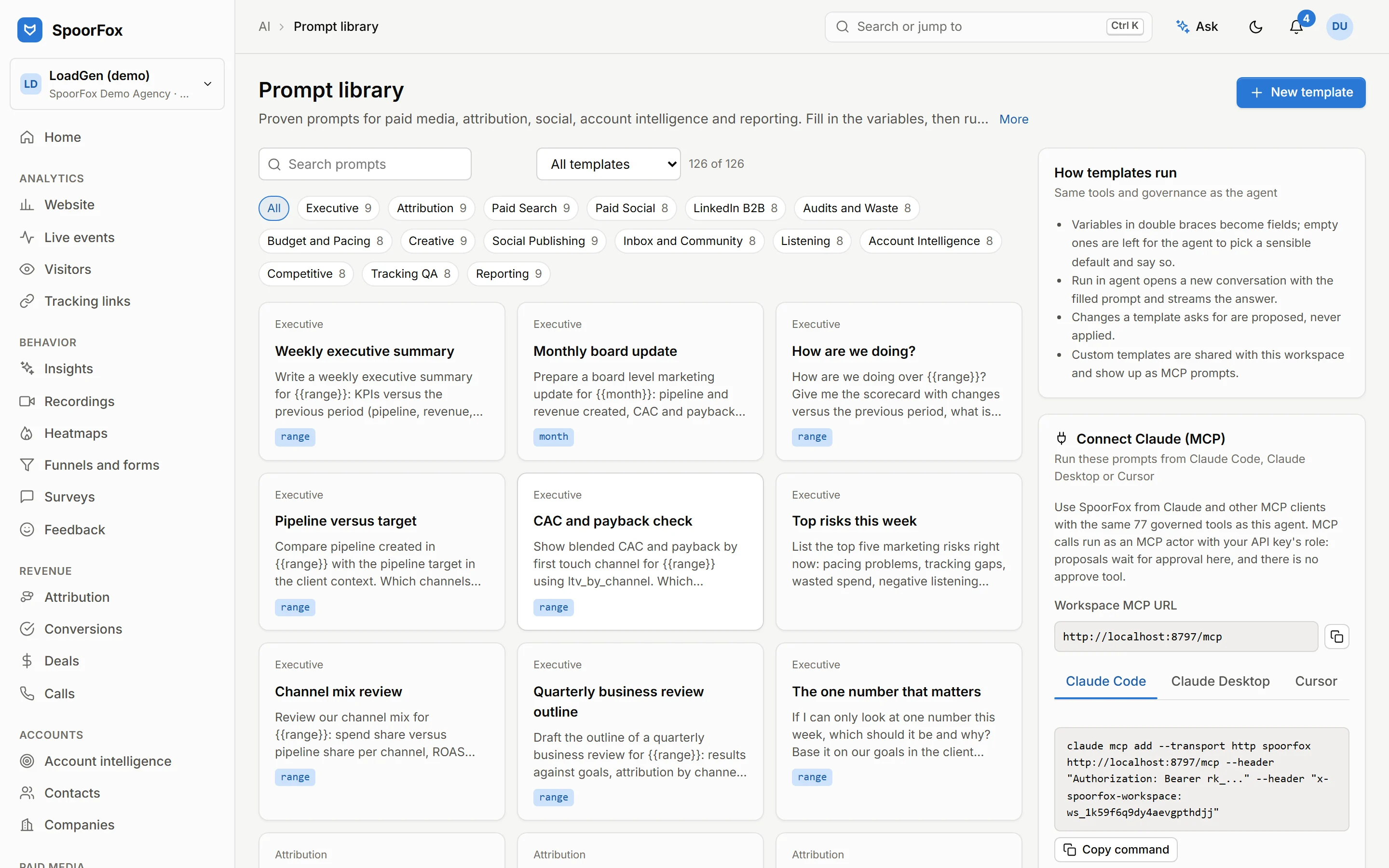 Prompt library
